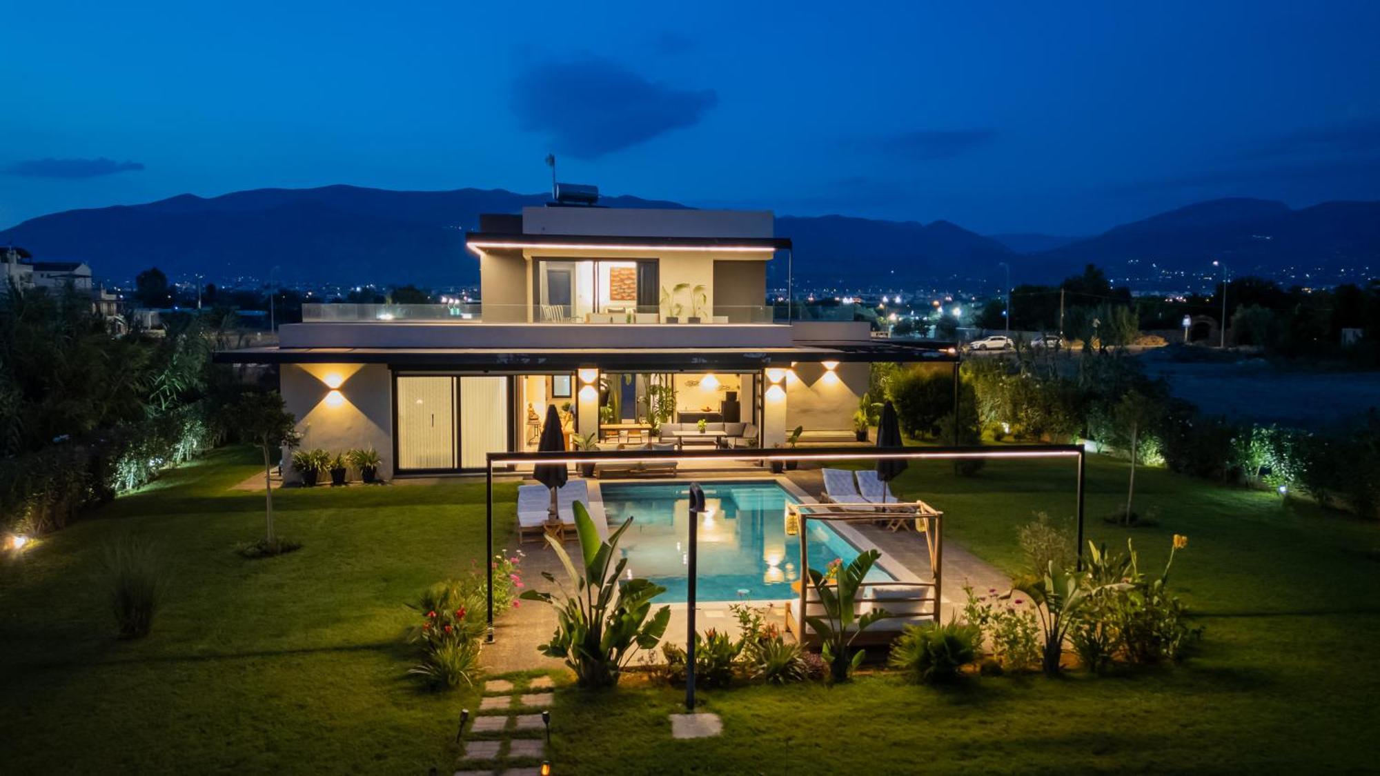 Villa Satori Kalamata Bagian luar foto